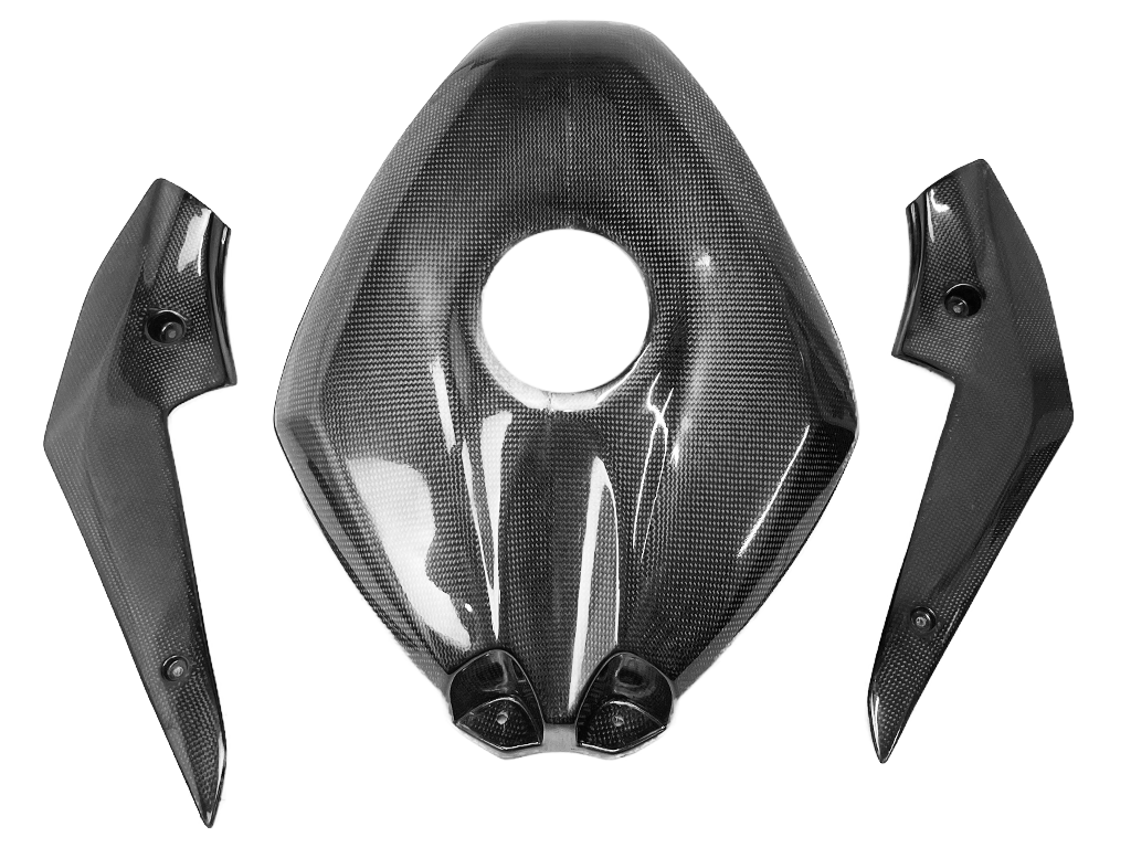 COPRI SERBATOIO CARBONIO VERSIONE LUNGA SBK SUZUKI GSX R 1000 2017 - 2025