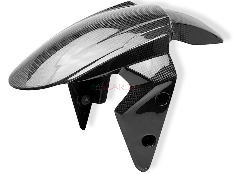 GARDE-BOUE AVANT AUTOCLAVE CARBONE POUR TRIUMPH STREET TRIPLE 765 MOTO2 2023 2024 2025