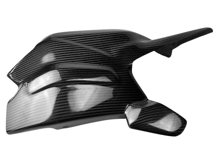 COPRI FORCELLONE CON PINNA PARACATENA CARBONIO AUTOCLAVE DUCATI SBK PANIGALE 1199 1299 955 V2