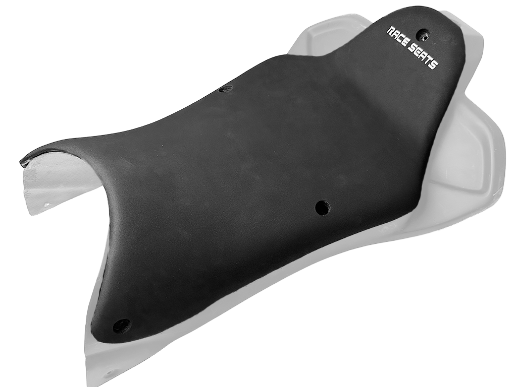 Sièges de course à base rigide en néoprène pour BMW M 1000 RR 2019-2025 | Spécialement conçus pour les carénages SIXFIBER