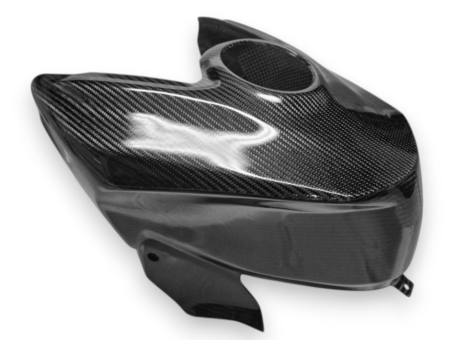 COUVERCLE DE RÉSERVOIR EN CARBONE AUTOCLAVE | DUCATI PANIGALE V4 / V4S / V4R / Tricolore 2025