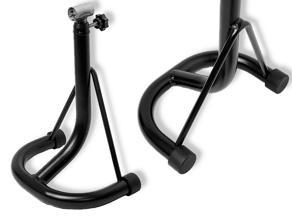 PAR DE SOPORTES PARA ELEVADORES DE ESTRIBERAS DE MOTO