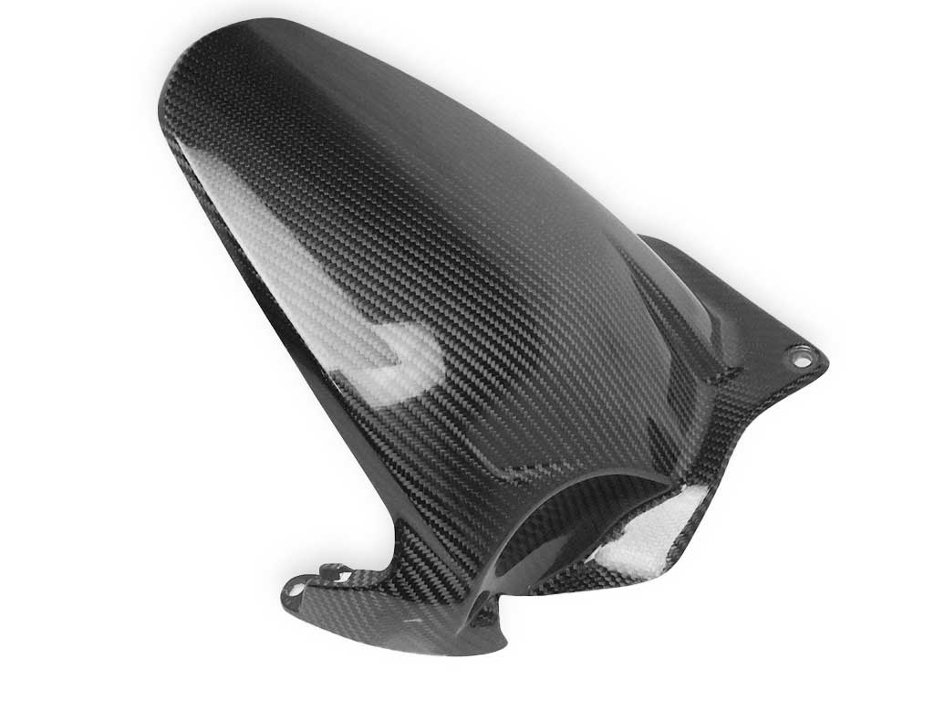 PARAFANGO POSTERIORE CON COPRI CATENA | CARBONIO AUTOCLAVE | DUCATI PANIGALE V4 / V4S / V4R / Tricolore 2025