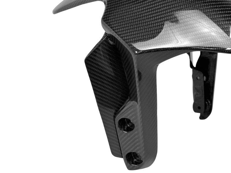 PARAFANGO ANTERIORE CARBONIO AUTOCLAVE CON DEFLETTORI AERODINAMICI PER TRIUMPH SPEED TRIPLE 1200 RR / RS 2020 - 2026