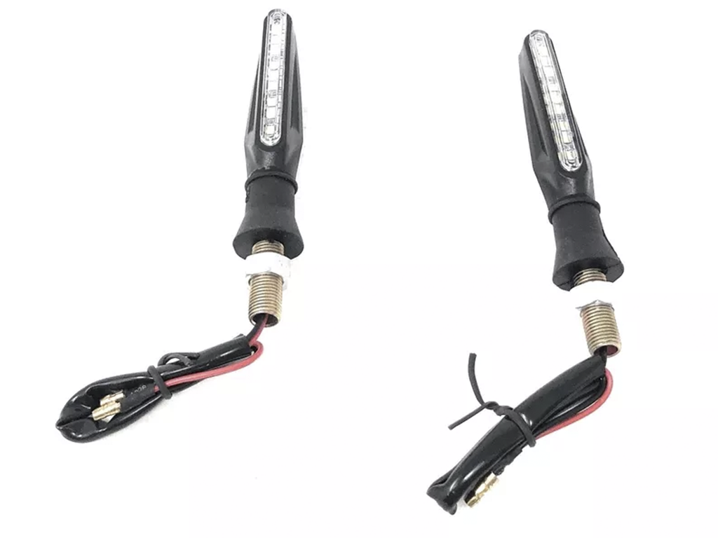 2 WATERPROOF MOTORCYCLE LED TURN SIGNALS | PAIR OF LED TURN SIGNALS FOR MOTORCYCLE MOTARD STREET BIKE SCOOTER