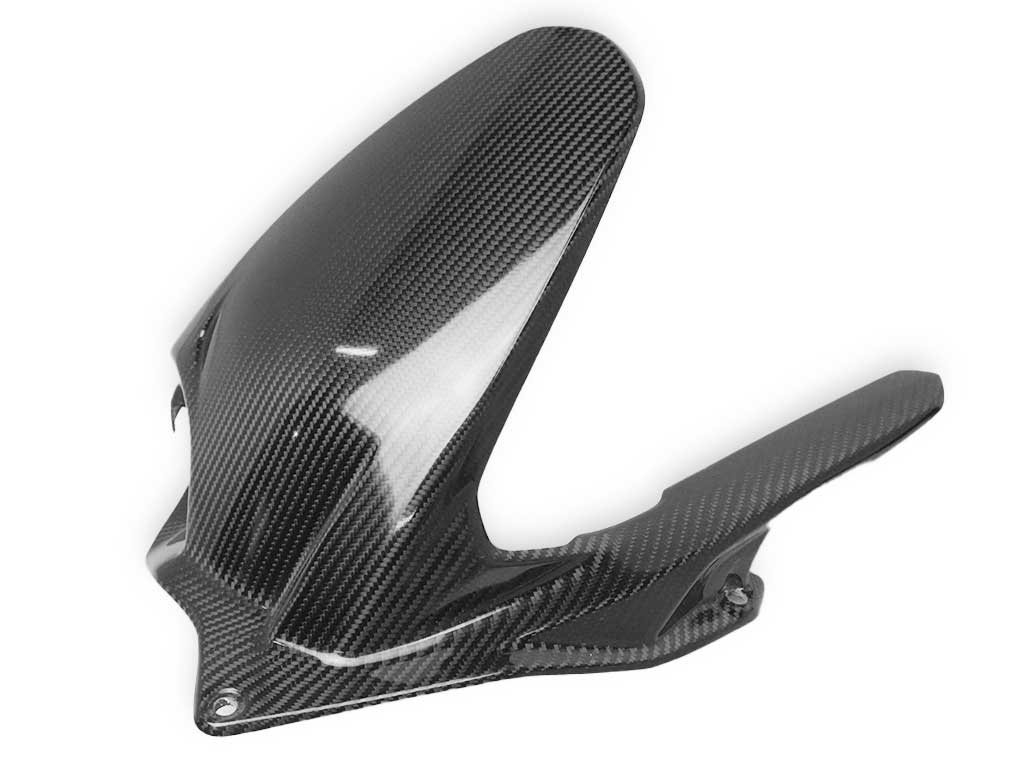 PARAFANGO POSTERIORE CON COPRI CATENA | CARBONIO AUTOCLAVE | DUCATI PANIGALE V4 / V4S / V4R / Tricolore 2025