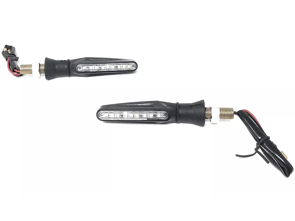 2 WATERPROOF MOTORCYCLE LED TURN SIGNALS | PAIR OF LED TURN SIGNALS FOR MOTORCYCLE MOTARD STREET BIKE SCOOTER