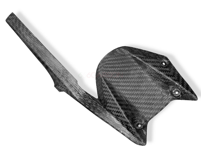 GARDE-BOUE ARRIÈRE AVEC COUVERCLE DE CHAÎNE EN CARBONE AUTOCLAVE POUR TRIUMPH STREET TRIPLE 765 MOTO2 2023 2024 2025