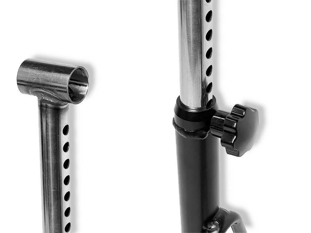 PAR DE SOPORTES PARA ELEVADORES DE ESTRIBERAS DE MOTO