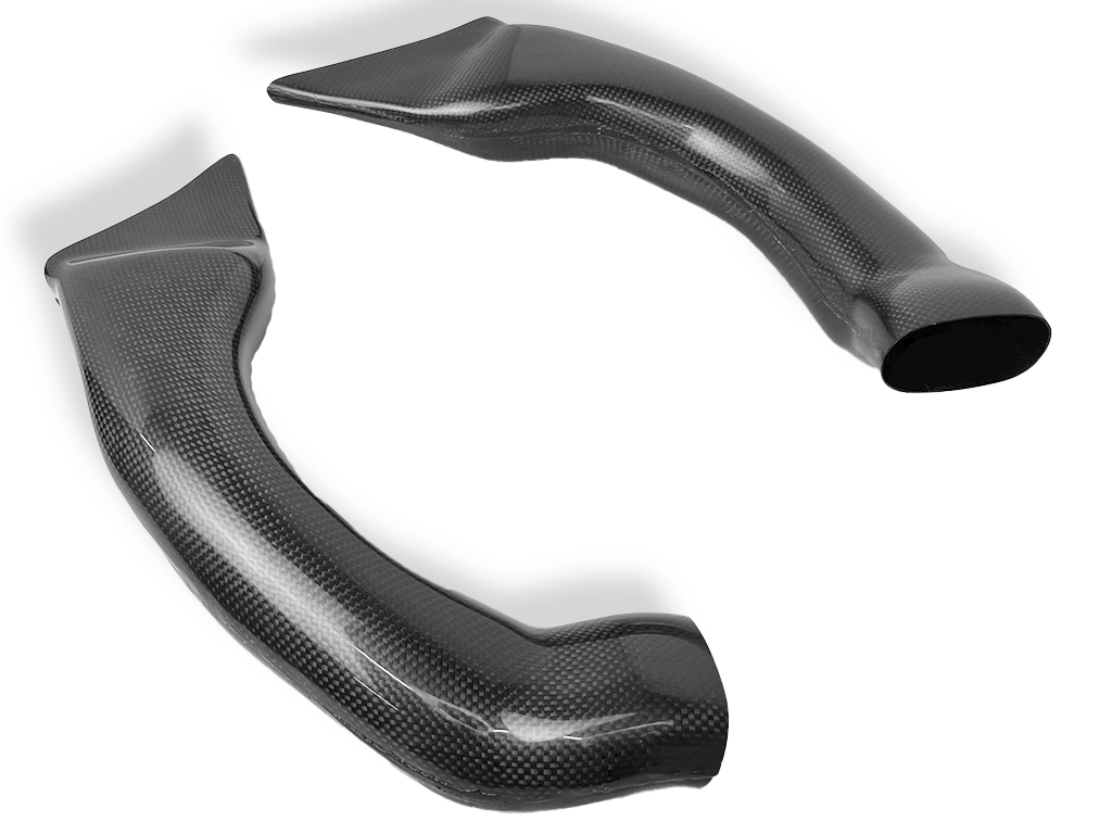 CONDUCTOS DE AIRE RACING EN CARBONO HONDA CBR 600 RR 2005-06