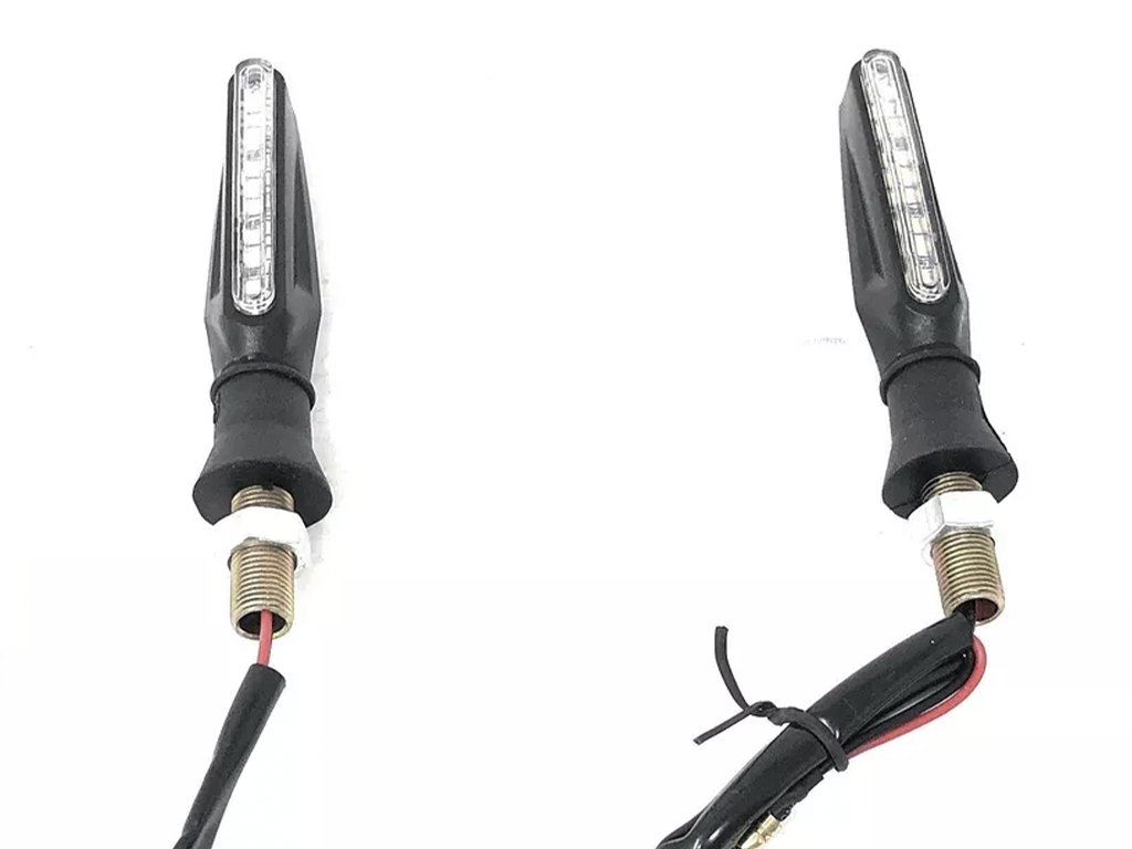 2 WATERPROOF MOTORCYCLE LED TURN SIGNALS | PAIR OF LED TURN SIGNALS FOR MOTORCYCLE MOTARD STREET BIKE SCOOTER