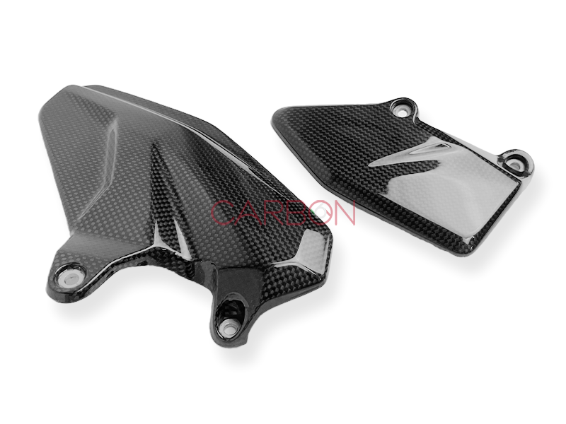 PROTÈGE-TALONS AUTOCLAVE CARBONE POUR DUCATI MULTISTRADA V4 2021 / 2022 / 2023 REPOSE-PIEDS