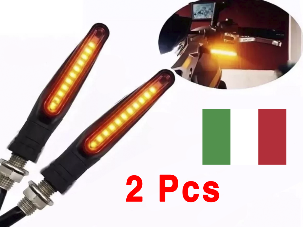 2 WATERPROOF MOTORCYCLE LED TURN SIGNALS | PAIR OF LED TURN SIGNALS FOR MOTORCYCLE MOTARD STREET BIKE SCOOTER
