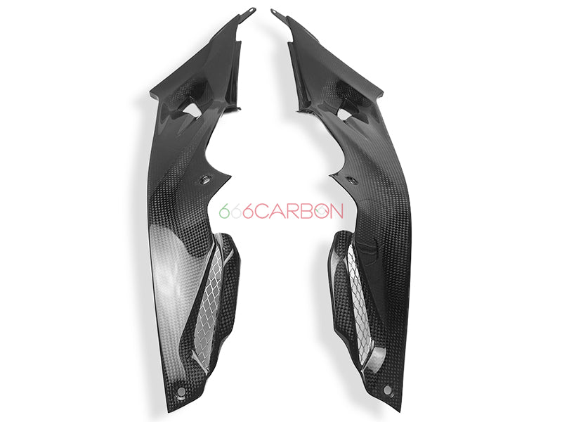 PANNELLI LATERALI SOTTO SERBATOIO IN CARBONIO PER BMW S 1000 RR 2015 - 2018 E S 1000 R NAKED 2017 - 2019