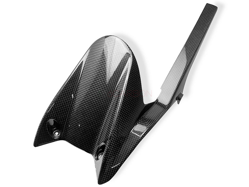 GARDE-BOUE ARRIÈRE AVEC COUVERCLE DE CHAÎNE EN CARBONE AUTOCLAVE POUR TRIUMPH STREET TRIPLE 765 MOTO2 2023 2024 2025