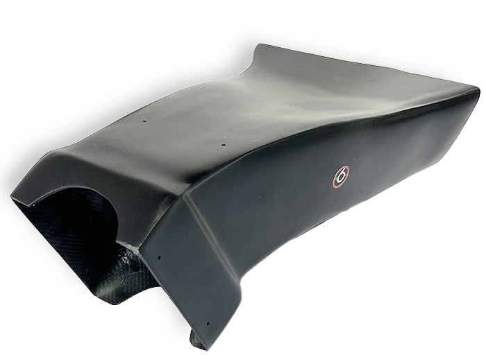 CONDOTTO TUBO ARIA IN VETRORESINA USO RACING PER YAMAHA R6 2017 2018 2019 2020 2021 2022 2023 2024 2025