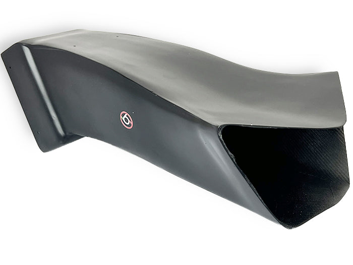 CONDOTTO TUBO ARIA IN VETRORESINA USO RACING PER YAMAHA R6 2017 2018 2019 2020 2021 2022 2023 2024 2025