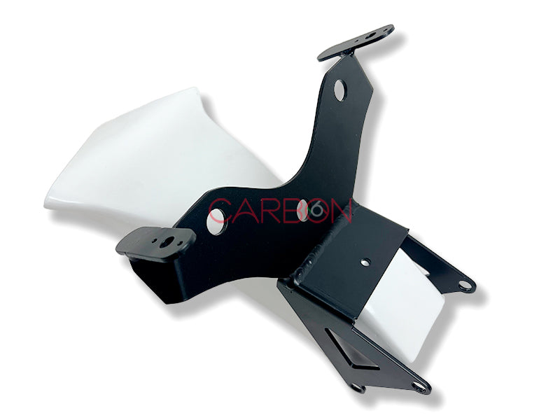 CONDOTTO TUBO ARIA VETRORESINA + TELAIETTO ANTERIORE SUPPORTO STRUMENTI PORTASTRUMENTI YAMAHA R6 CONVERSIONE DA 2008 - 2016 IN 2017 - 2025