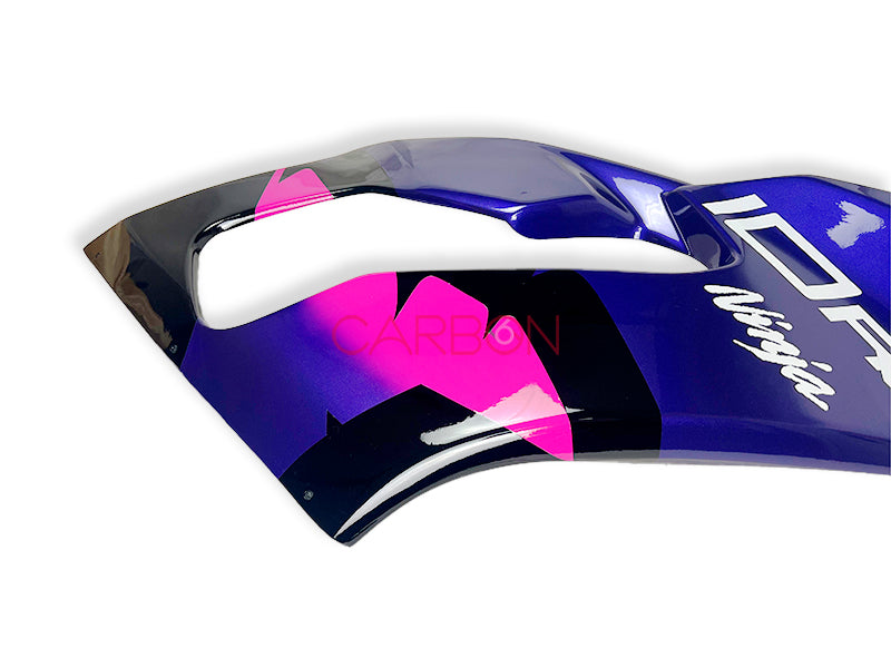 KIT DE HAYON COMPLET SIXFIBER RACING RÉPLIQUE PEINTE ÉDITION ANNIVERSAIRE VIOLET VIOLA WORLD ENDURANCE KAWASAKI ZX-10 R 2021-25