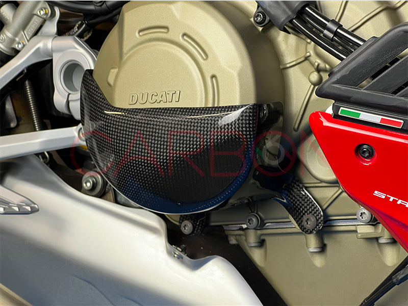 CACHE EMBRAYAGE CARBONE DUCATI STREETFIGHTER V4 2020 / 2021 / 2022 / 2023