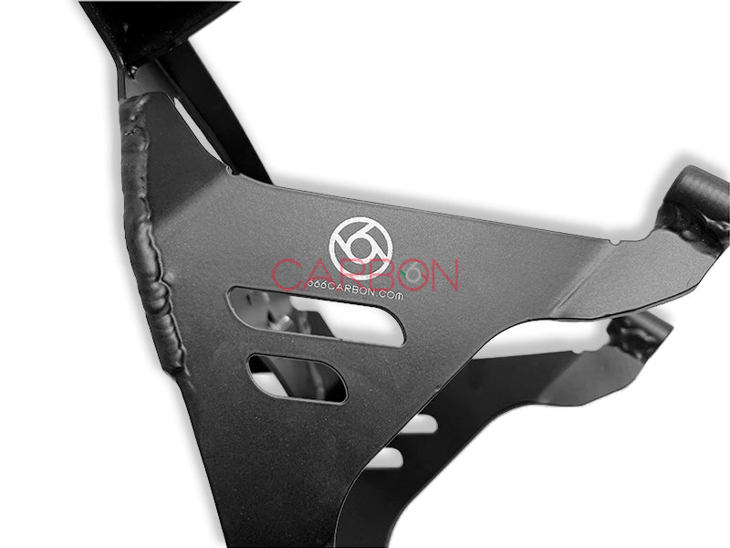 FRONT RACING INSTRUMENT FRAME ALUMINUM 666CARBON DUCATI V4 R 2018 - 2021