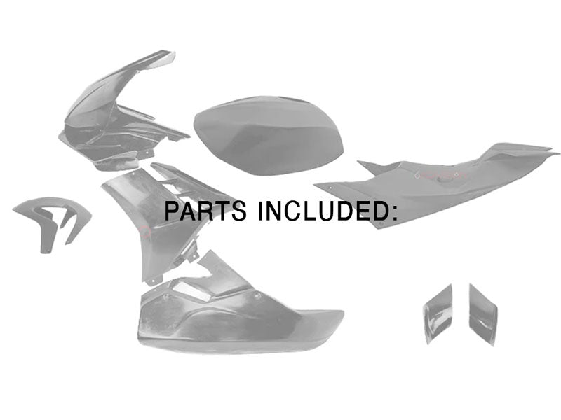 KIT CARENA COMPLETA XTRENTA WHITE EDITION VERNICIATO X30 APRILIA RSV4 1100 2021 - 2025