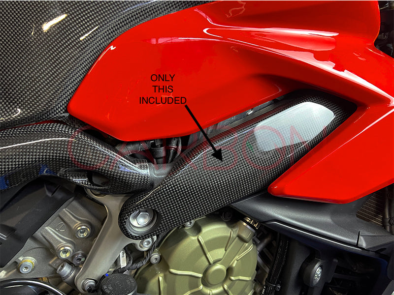 CACHE CADRE CARBONE DUCATI STREETFIGHTER V4 2020 / 2021 / 2022 / 2023