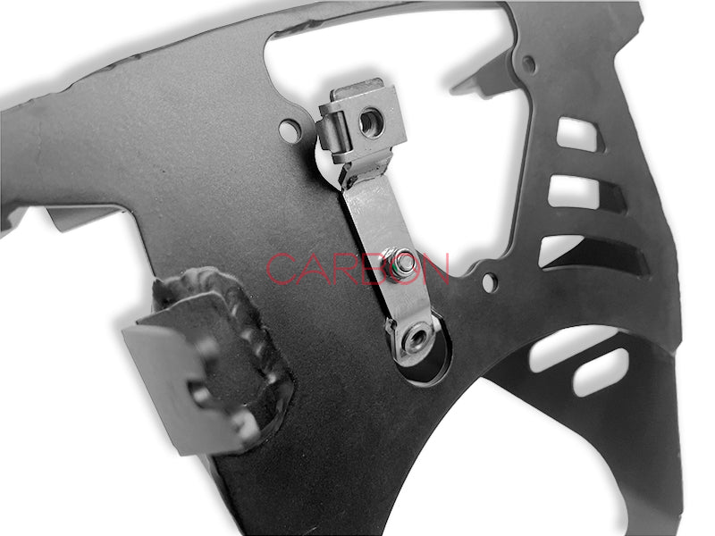 FRONT RACING INSTRUMENT FRAME ALUMINUM 666CARBON DUCATI V4 R 2018 - 2021