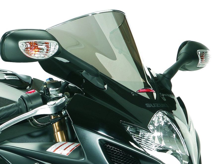 PARE-BRISE TRANSPARENT POWERBRONZE À DOUBLE BULLES EN PLEXIGLAS | POUR SUZUKI GSX-R 600 - 750 2006 - 2007