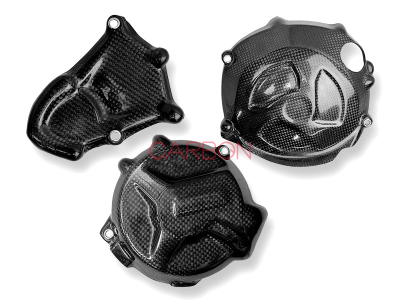 KIT COPERTURE CARTER MOTORE IN CARBONIO  BMW S1000RR 2009-2018 - S1000R NAKED 2014-2019