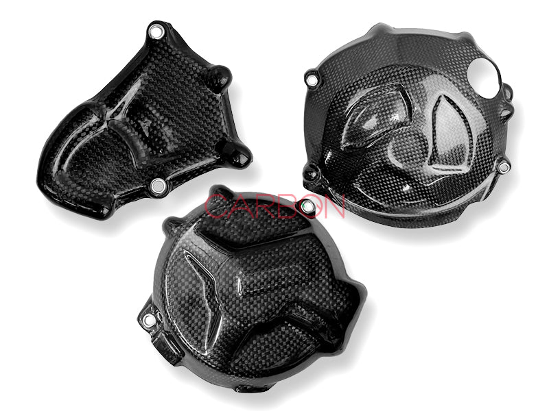 KIT COPERTURE CARTER MOTORE IN CARBONIO BMW S1000RR 2009-2018 - S1000R NAKED 2014-2019