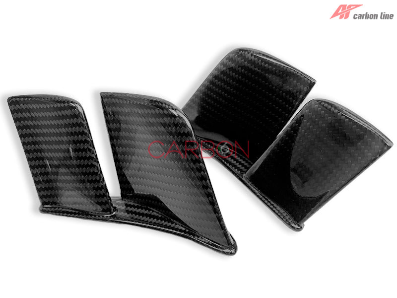 REAR AERODYNAMIC FLAPS / FINS / WINGS / BLADES GP STYLE IN AUTOCLAVE CARBON FIBER FOR TAIL | DUCATI PANIGALE V2 / V4 / V4S / V4R AND STREETFIGHTER V2 / V4 2018 - 2024