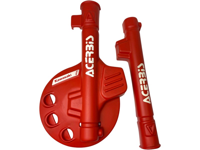 Acerbis Copridisco Anteriore 51-30 Rosso per Kawasaki KX 125/250/500 (1985–1987)