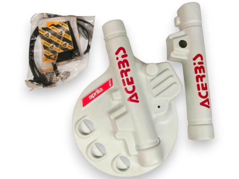 Acerbis Copridisco Anteriore Art. 51-35 Bianco per Aprilia ETX 350 / ETX 600