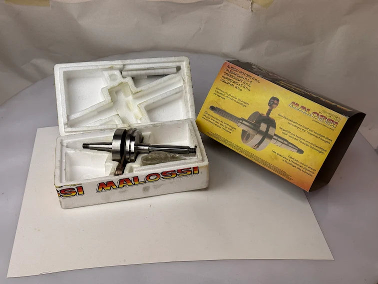 Albero motore MALOSSI RHQ sp.12 Ø12 per motori Piaggio 50 2T e Gilera/Aprilia compatibili