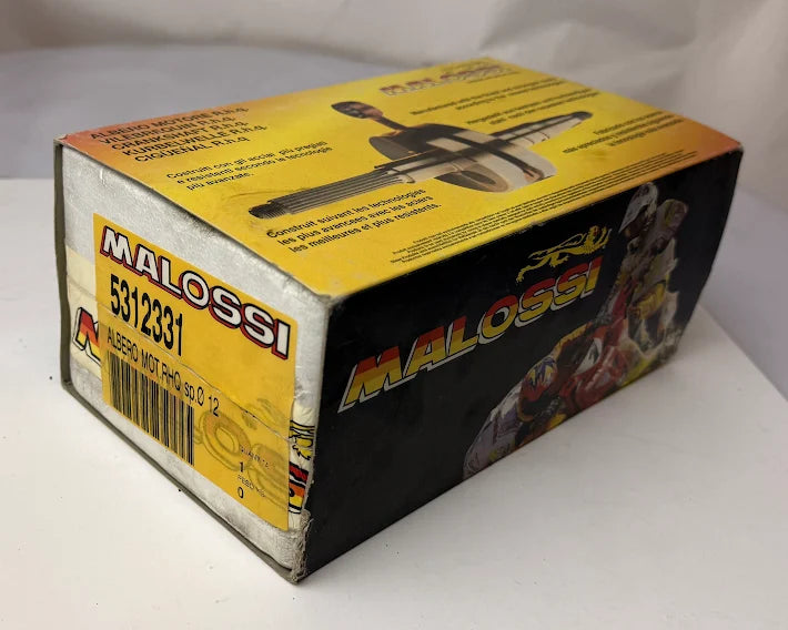 Albero motore MALOSSI RHQ sp.12 Ø12 per motori Piaggio 50 2T e Gilera/Aprilia compatibili