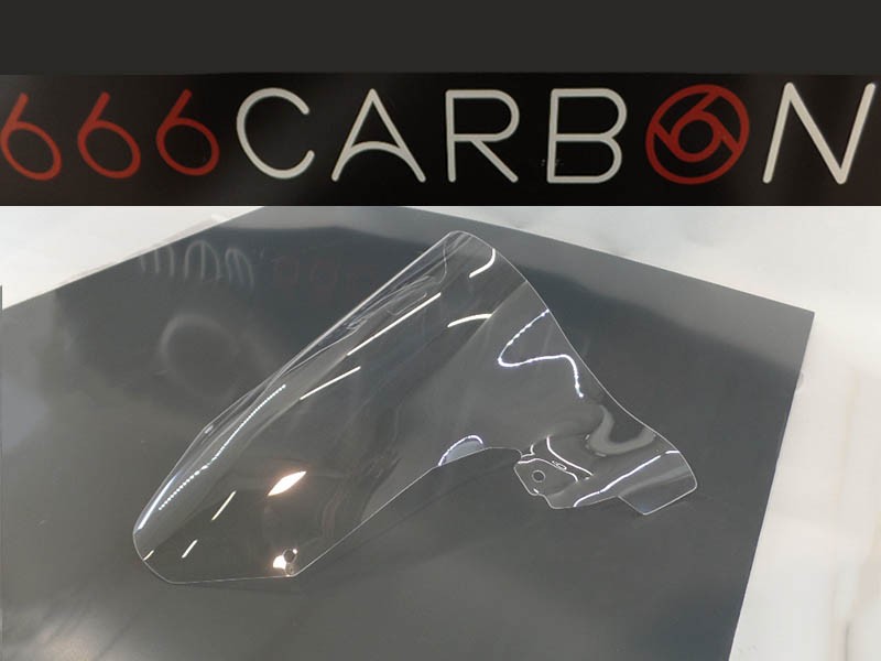 PARE-BRISE PLEXIGLAS BSBK PR RACING (+45°) TRANSPARENT F.FABBRI BMW S1000RR 2019-22