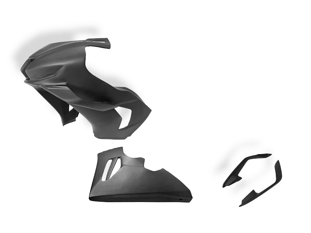 CARÉNAGE AVANT DE COURSE EN SIXFIBER AVEC AILES | POUR HONDA CBR 1000 RR 2024 - 2025