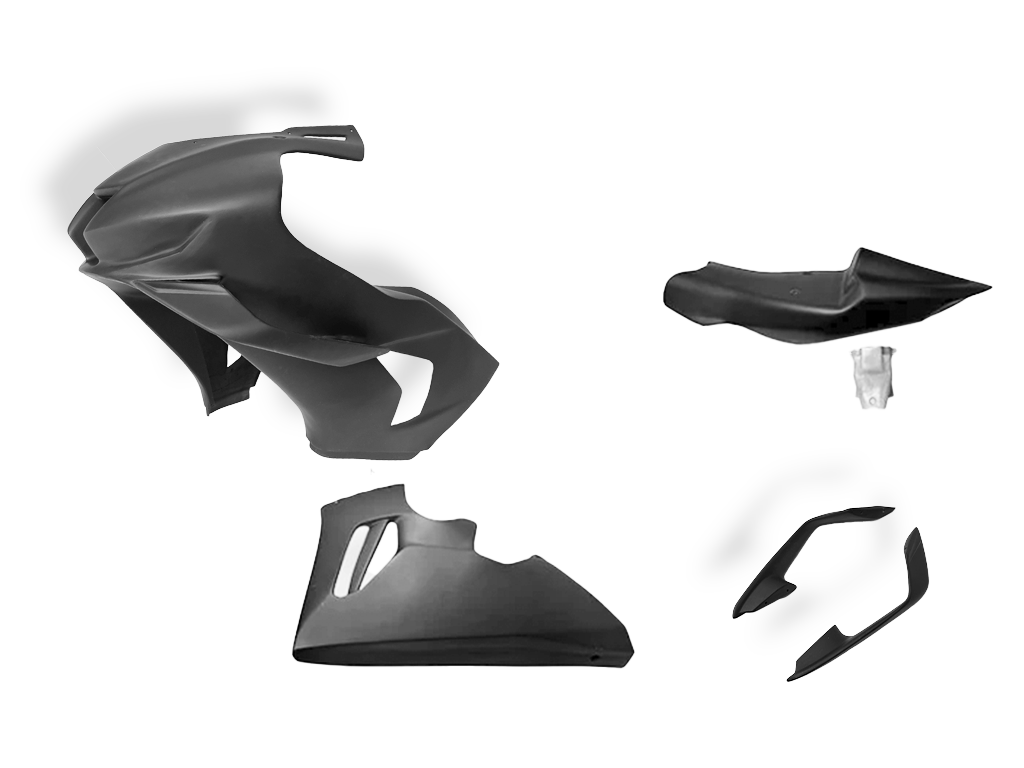 KOMPLETTE RENNKLEIDUNG AUS SIXFIBER MIT FLÜGELN | FÜR HONDA CBR 1000 RR 2024 - 2025