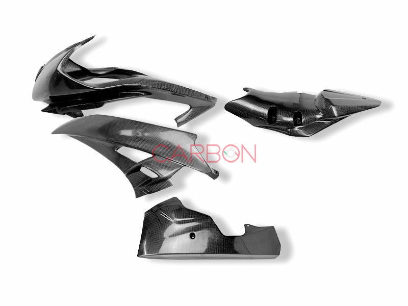 Kit Carenature Laterali Per Yamaha YZF R6 2006-2007 - Stile Fibra Di Carbonio, In ABS, 2 Pezzi