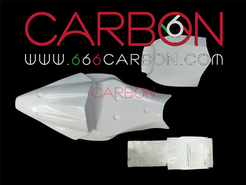 HECKVERKLEIDUNG, SITZ AUS FIBERGLAS, HALTERUNG, BATTERIEHALTERSOCKEL, KAWASAKI ZX-6R 2019-23
