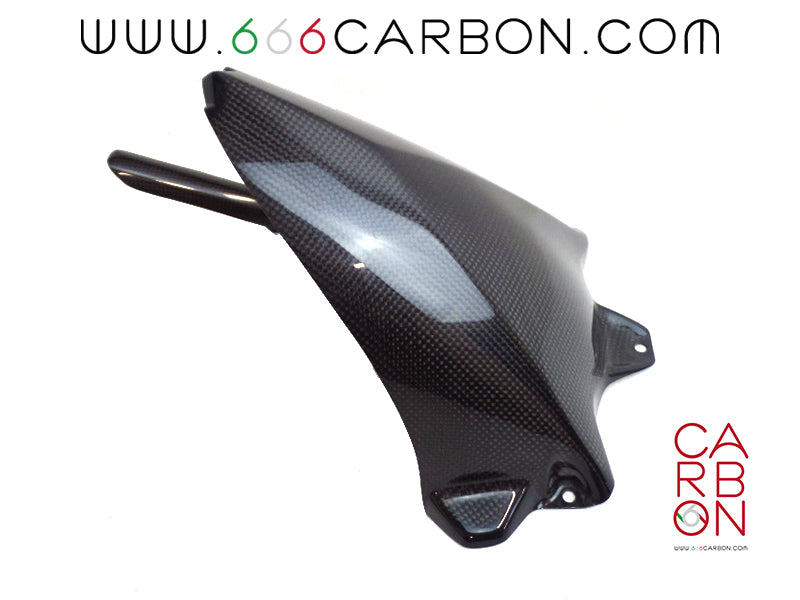 GUARDABARROS TRASERO CON CUBRE CADENA DE CARBONO BMW S1000RR 2009-2018 - S1000R NAKED
