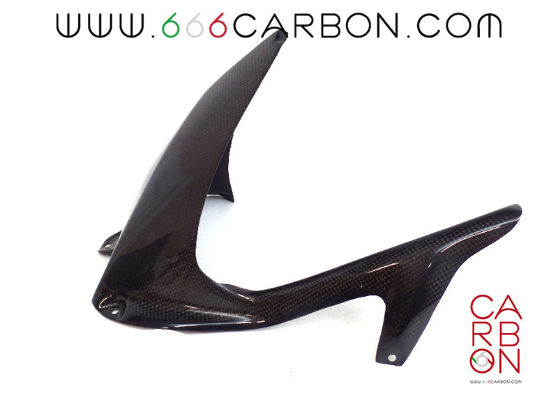 GUARDABARROS TRASERO CON CUBRE CADENA DE CARBONO BMW S1000RR 2009-2018 - S1000R NAKED