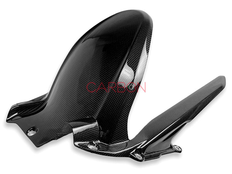 GARDE-BOUE ARRIÈRE AVEC COUVERCLE DE CHAÎNE EN CARBONE DUCATI MULTISTRADA V4 2021 / 2022 / 2023