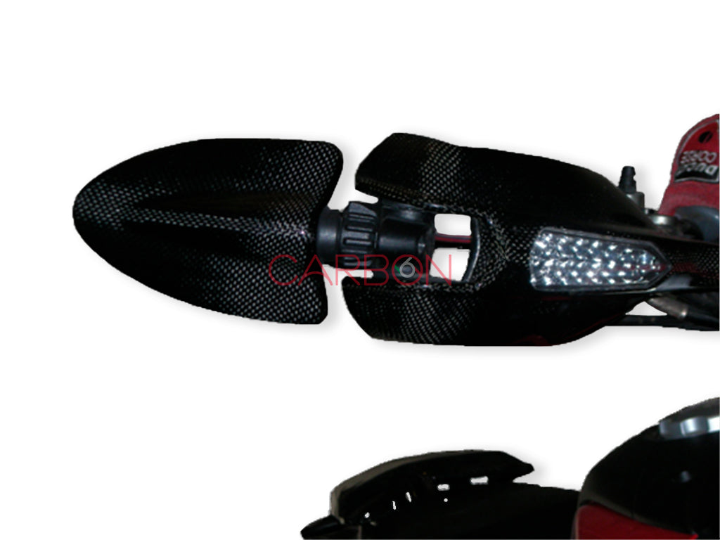 AUTOKLAVE CARBON SPIEGELABDECKUNG DUCATI HYPERMOTARD 796 1100 1100S 1100EVO-SP