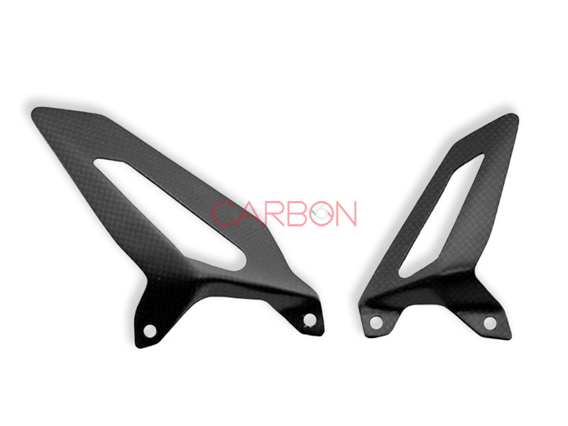 PAIRE DE PROTÈGE-TALONS REPOSE-PIEDS CARBONE AUTOCLAVE DUCATI SBK 899 959 1199 1299