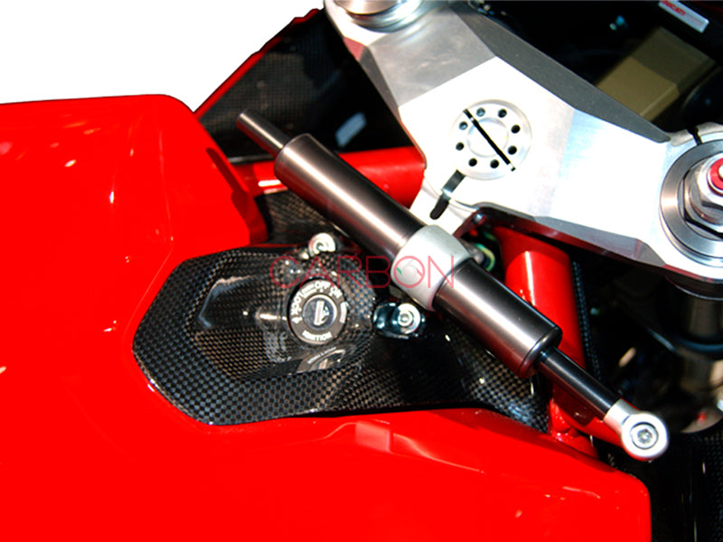 SCHLÜSSELBLOCKABDECKUNG CARBON ZÜNDSCHLÜSSEL EINFACHER AUTOKLAVE DUCATI SBK 848 1098 1198