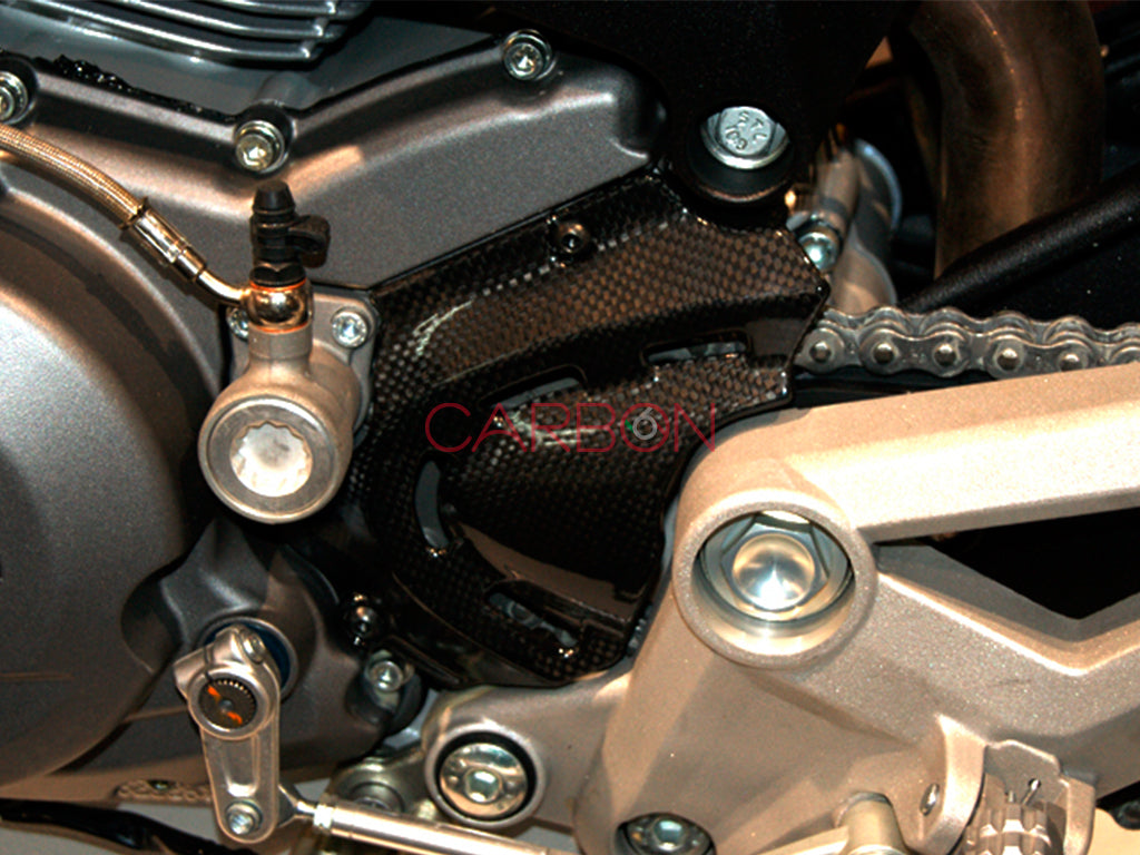 COUVERCLE PIGNON CARBONE AUTOCLAVE DUCATI MONSTER 696 796 1100 1100S 1100EVO