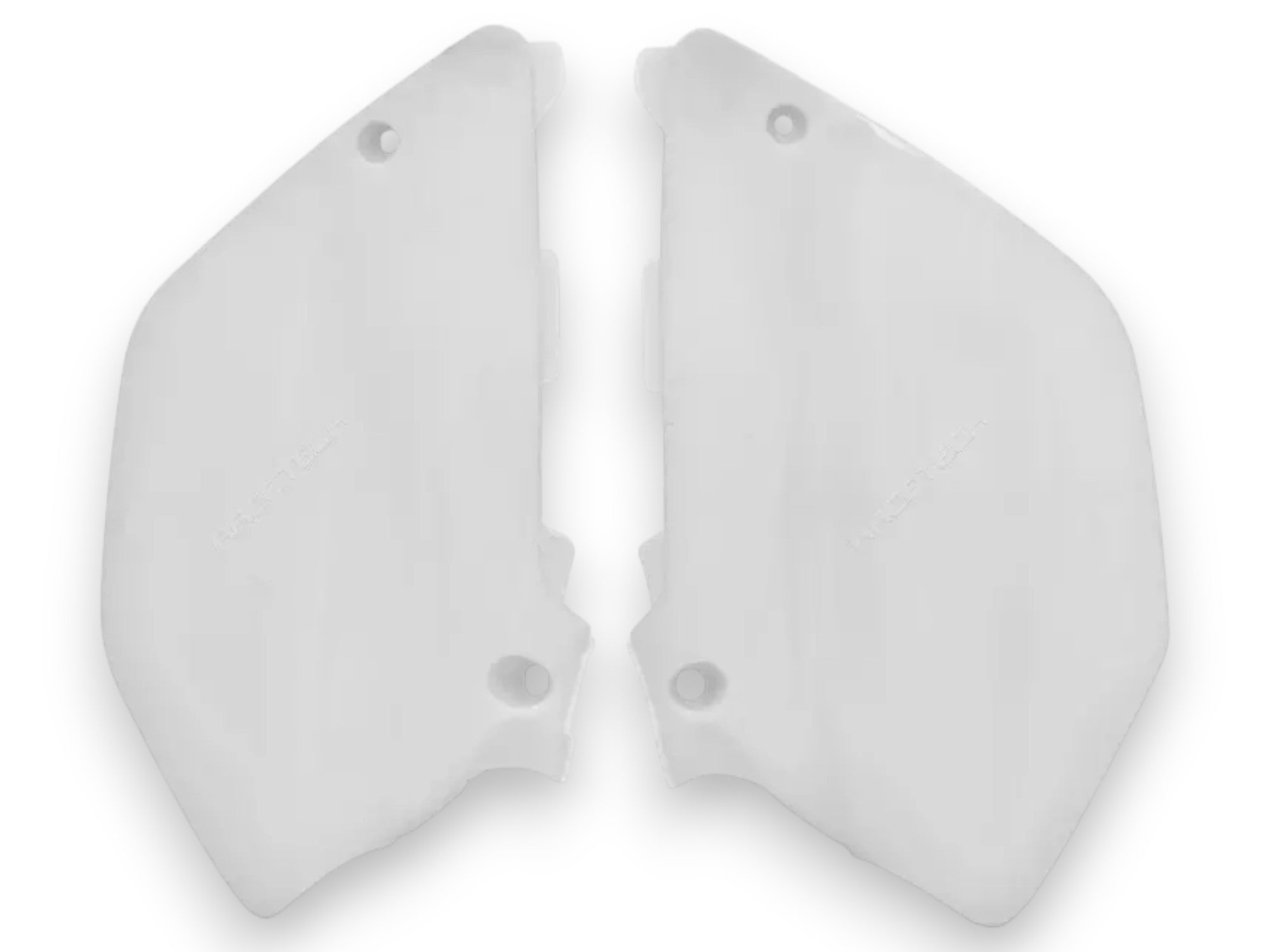 Coperture Laterali Posteriori UFO Plast YA03878046 Bianche per Moto