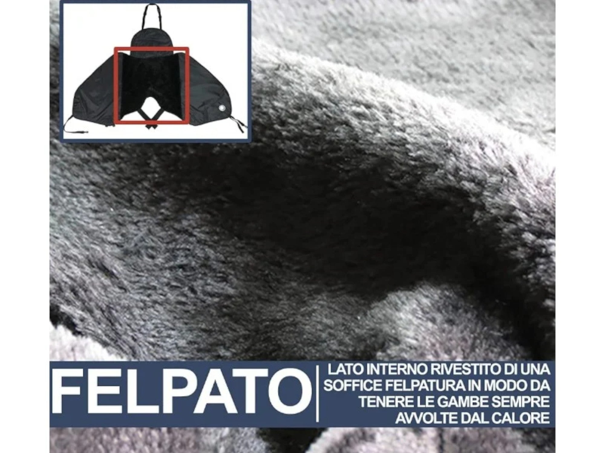 Coprigambe Aprilia Atlantic 500 LEG182 Impermeabile Oxford 420D